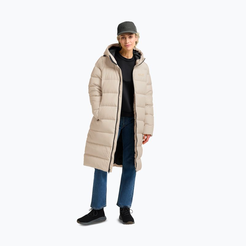 Dámský péřový kabát Jack Wolfskin Frozen Palace Coat oyster 3