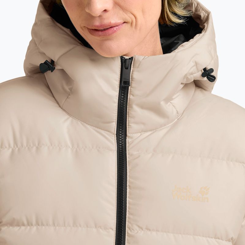 Dámský péřový kabát Jack Wolfskin Frozen Palace Coat oyster 4