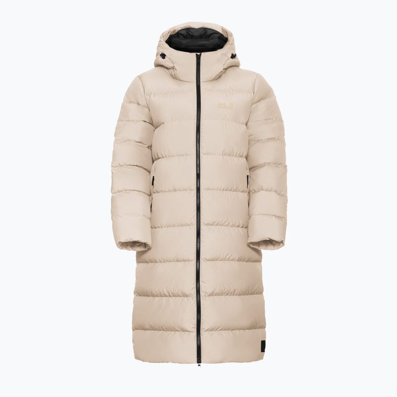 Dámský péřový kabát Jack Wolfskin Frozen Palace Coat oyster 7