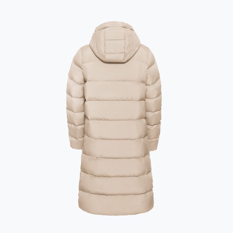 Dámský péřový kabát Jack Wolfskin Frozen Palace Coat oyster 9