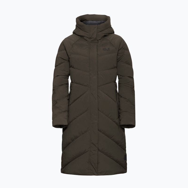 Dámský péřový kabát Jack Wolfskin Marienplatz Coat obsidian moss 6