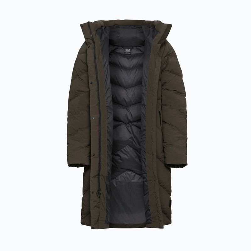 Dámský péřový kabát Jack Wolfskin Marienplatz Coat obsidian moss 8