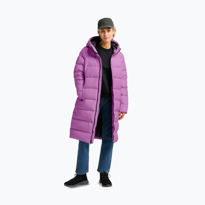 Dámský péřový kabát Jack Wolfskin Frozen Palace Coat vivid orchid 3