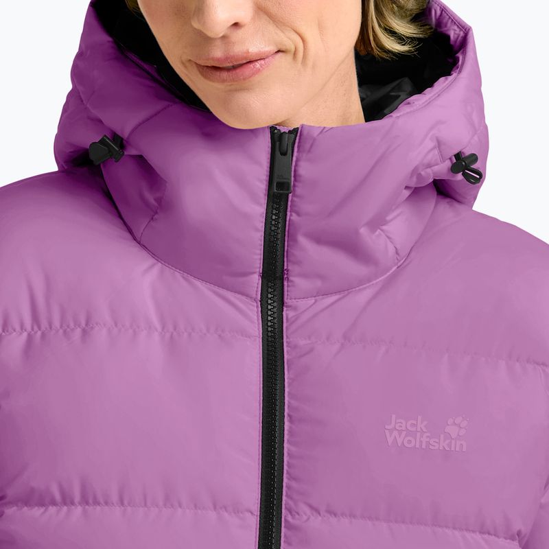 Dámský péřový kabát Jack Wolfskin Frozen Palace Coat vivid orchid 4