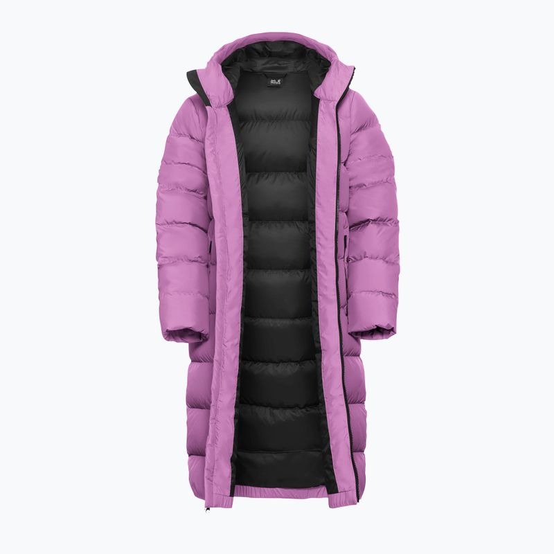 Dámský péřový kabát Jack Wolfskin Frozen Palace Coat vivid orchid 9