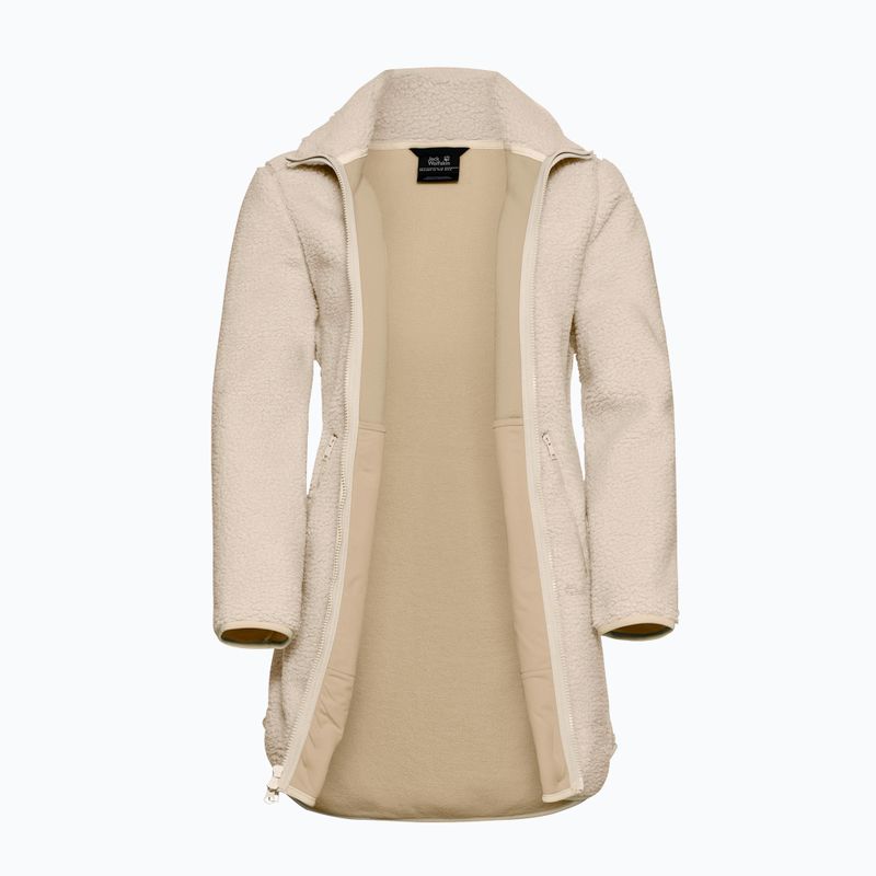 Dámská fleecová mikina Jack Wolfskin High Curl Coat oyster 9
