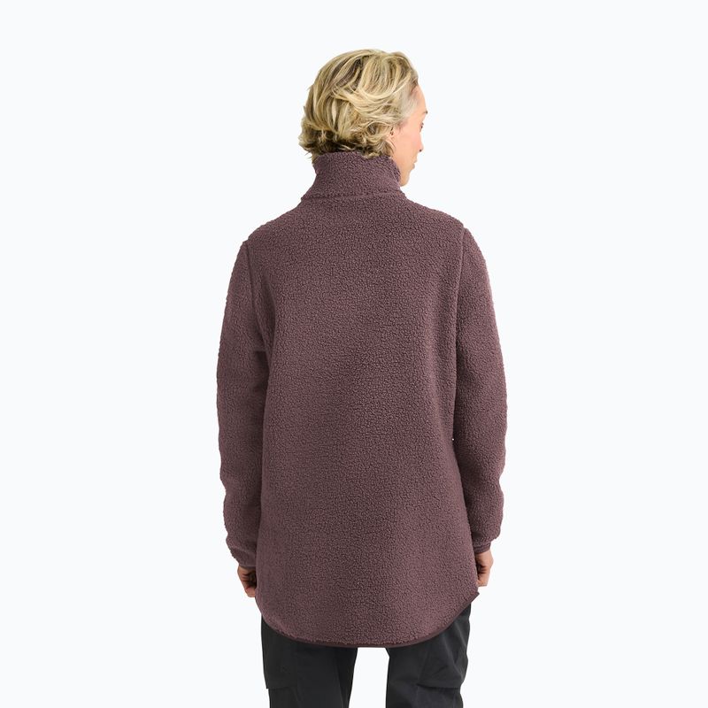 Dámská fleecová mikina Jack Wolfskin High Curl Coat sheer plum 3