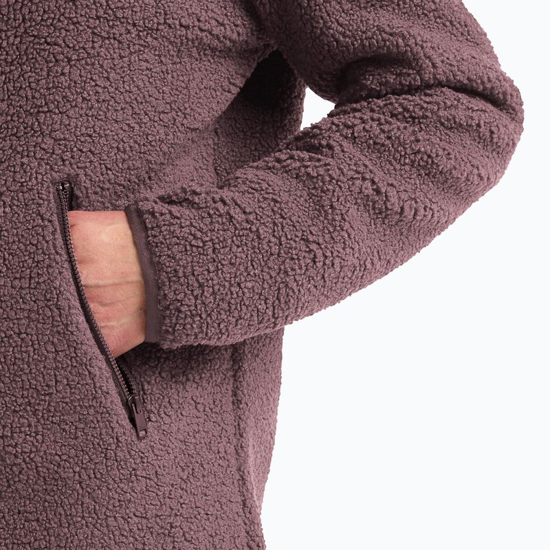 Dámská fleecová mikina Jack Wolfskin High Curl Coat sheer plum 4