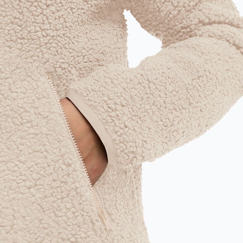 Dámská fleecová mikina Jack Wolfskin High Curl oyster 5