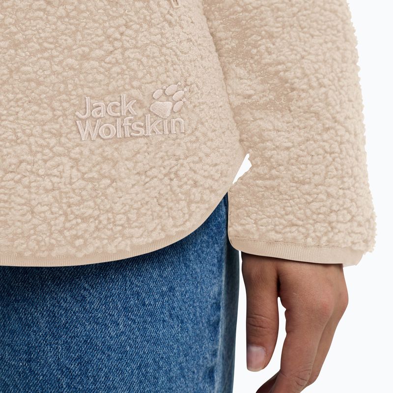 Dámská fleecová mikina Jack Wolfskin High Curl oyster 6