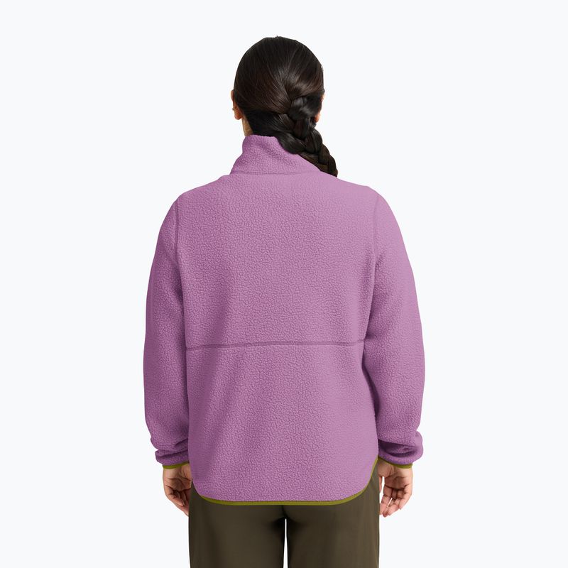 Dámská fleecová mikina Jack Wolfskin Lite Curl Full Zip vivid orchid 3