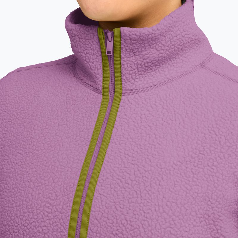Dámská fleecová mikina Jack Wolfskin Lite Curl Full Zip vivid orchid 4