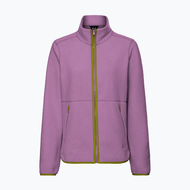 Dámská fleecová mikina Jack Wolfskin Lite Curl Full Zip vivid orchid 7