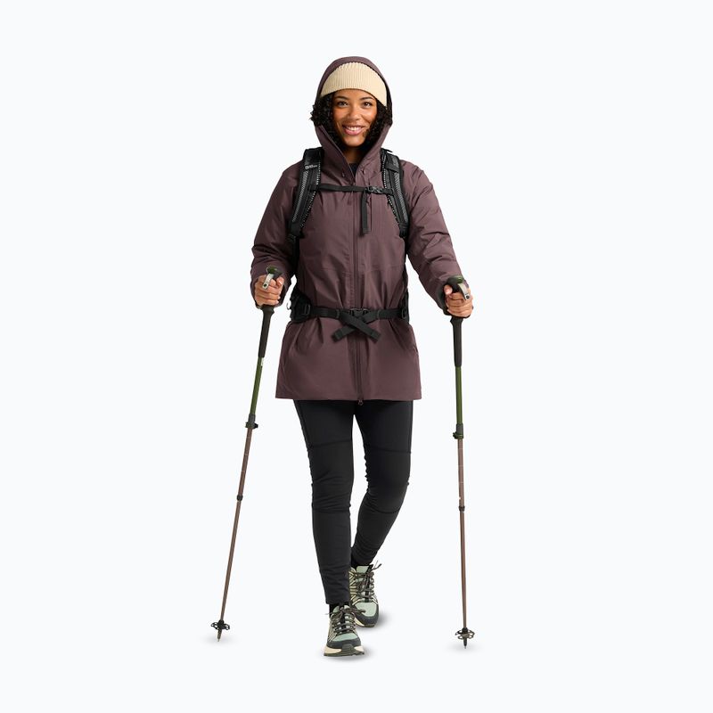 Dámská péřová bunda Jack Wolfskin Icecape 2L Down Ins Rds sheer plum 2