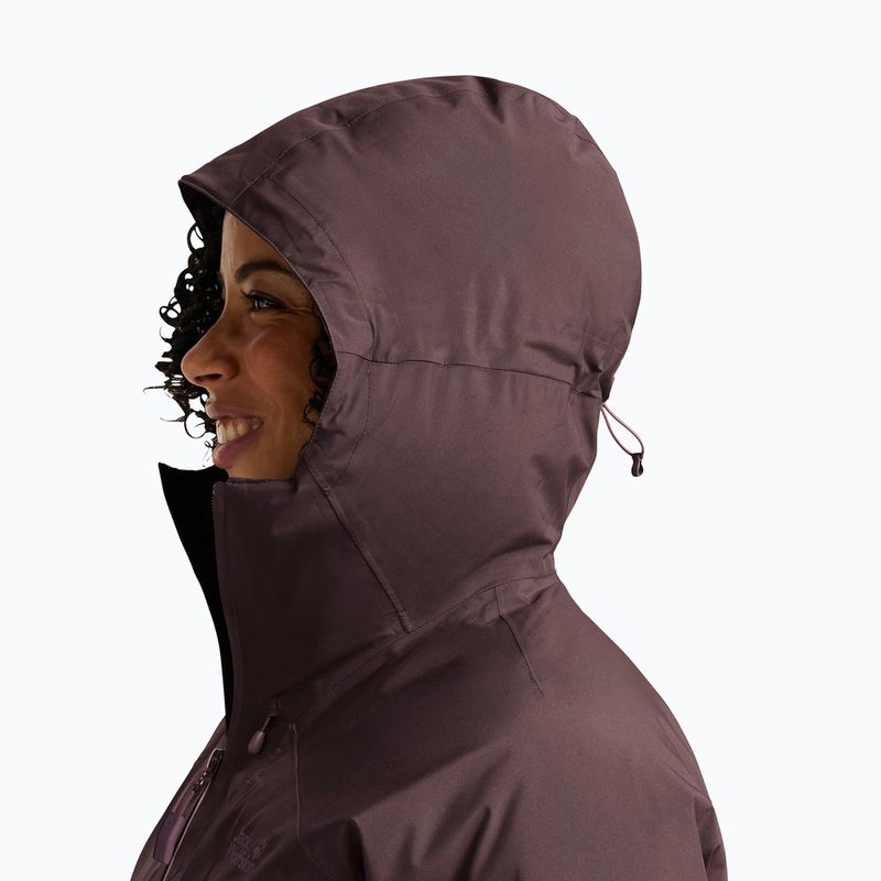 Dámská péřová bunda Jack Wolfskin Icecape 2L Down Ins Rds sheer plum 4