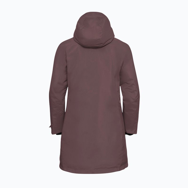 Dámská péřová bunda Jack Wolfskin Icecape 2L Down Ins Rds sheer plum 8