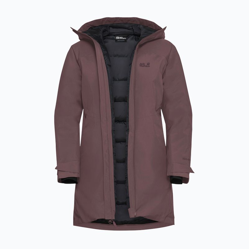 Dámská péřová bunda Jack Wolfskin Icecape 2L Down Ins Rds sheer plum 9