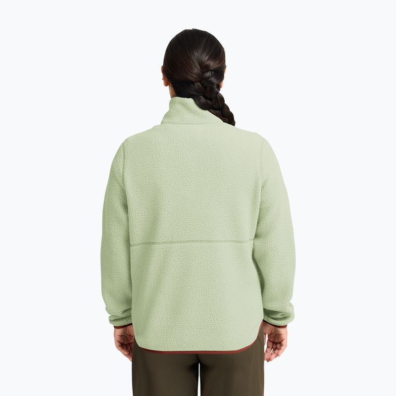 Dámská fleecová mikina Jack Wolfskin Lite Curl Full Zip melon 3