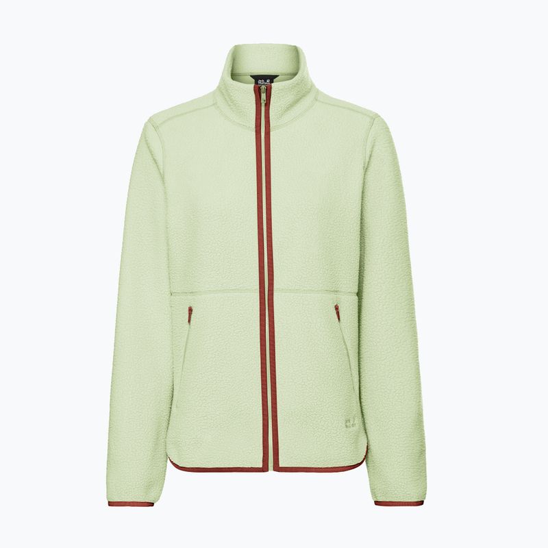 Dámská fleecová mikina Jack Wolfskin Lite Curl Full Zip melon 7