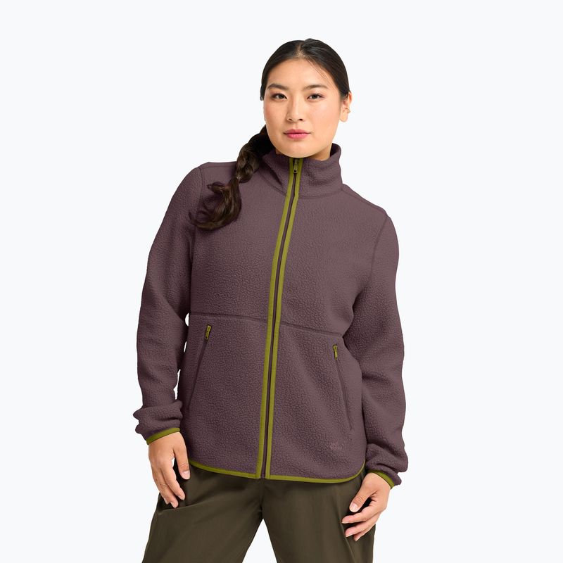 Dámská fleecová mikina Jack Wolfskin Lite Curl Full Zip sheer plum
