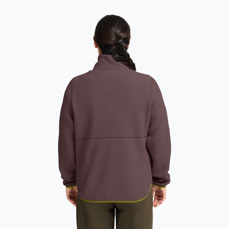 Dámská fleecová mikina Jack Wolfskin Lite Curl Full Zip sheer plum 3