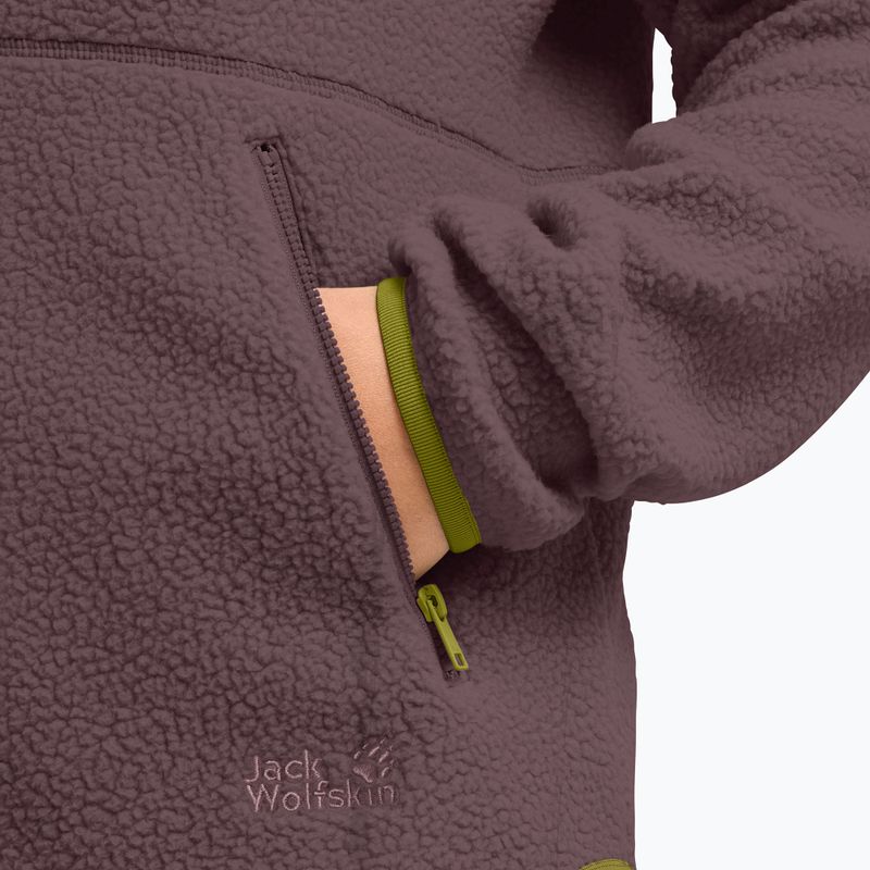 Dámská fleecová mikina Jack Wolfskin Lite Curl Full Zip sheer plum 5
