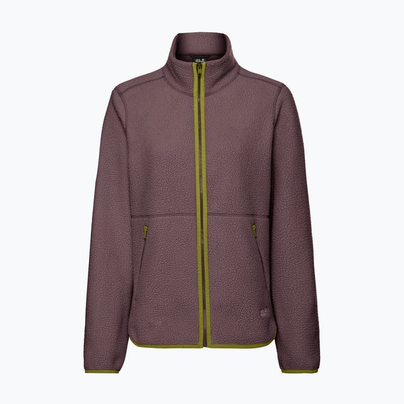 Dámská fleecová mikina Jack Wolfskin Lite Curl Full Zip sheer plum 7