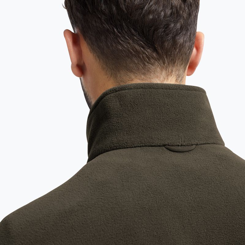Pánská fleecová mikina Jack Wolfskin Taunus 200 Full Zip obsidian moss 5