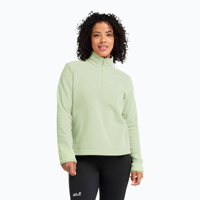 Dámská fleecová mikina Jack Wolfskin Taunus 100 Half Zip melon