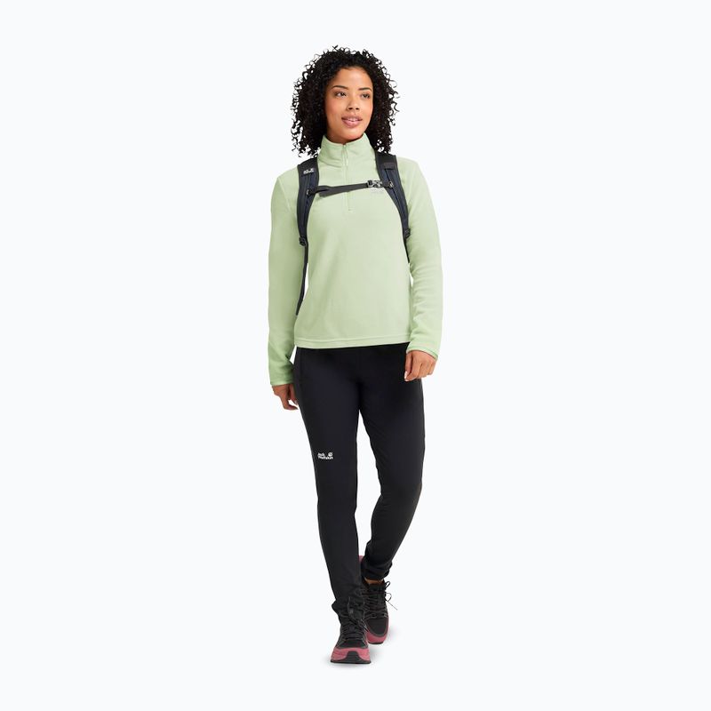 Dámská fleecová mikina Jack Wolfskin Taunus 100 Half Zip melon 2