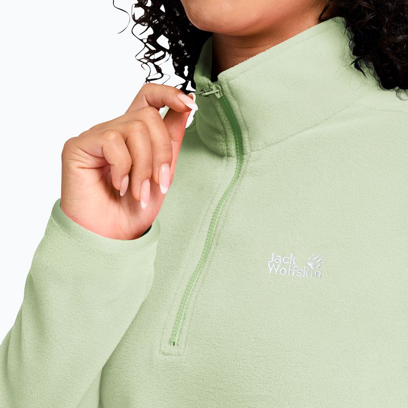 Dámská fleecová mikina Jack Wolfskin Taunus 100 Half Zip melon 4