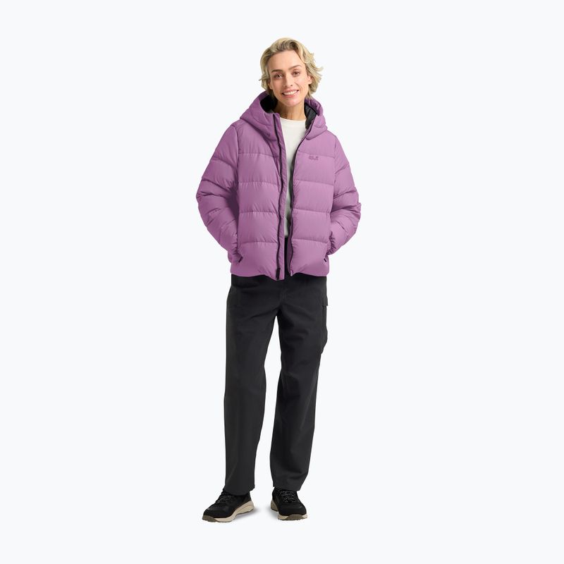 Dámský péřový kabát Jack Wolfskin Frozen Palace vivid orchid 2