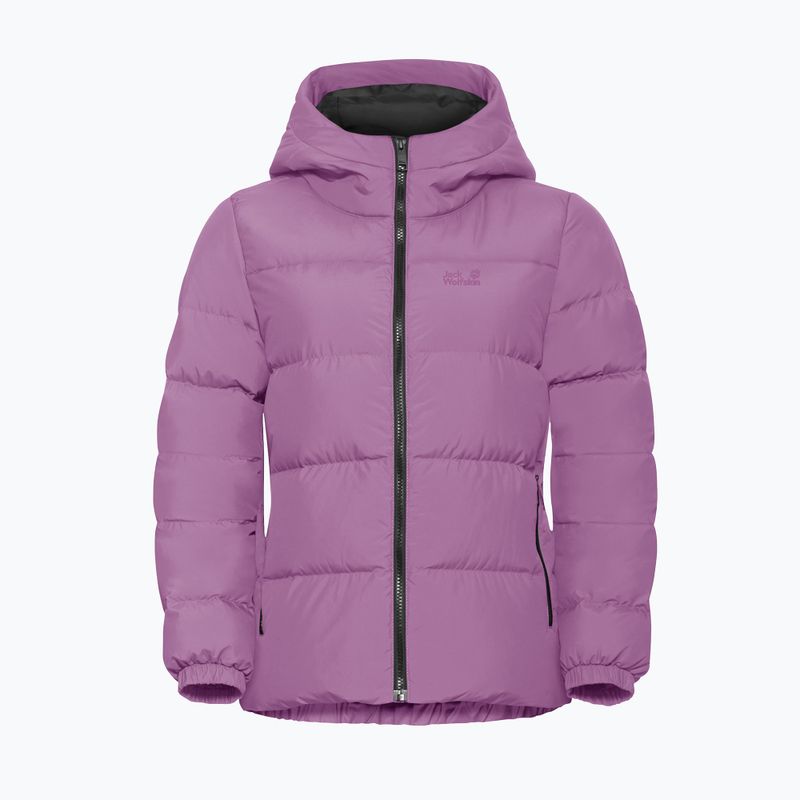 Dámský péřový kabát Jack Wolfskin Frozen Palace vivid orchid 7