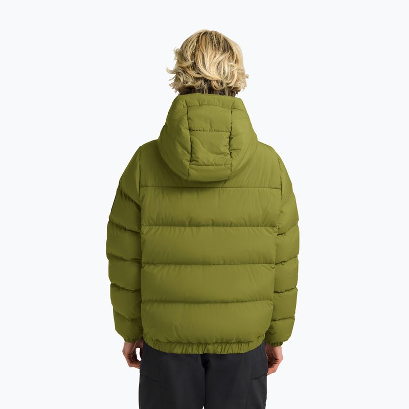 Dámský péřový kabát Jack Wolfskin Frozen Palace khaki green 3