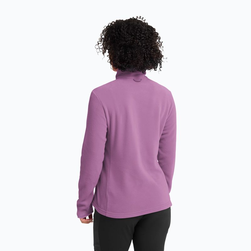 Dámská fleecová mikina Jack Wolfskin Taunus 100 Full Zip vivid orchid 3