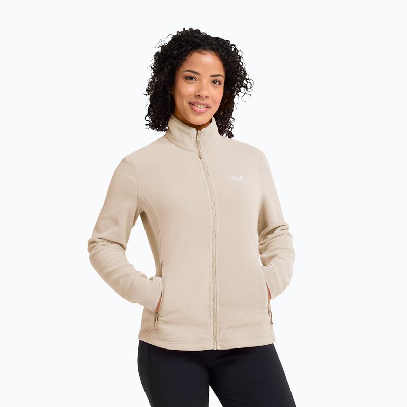 Dámská fleecová mikina Jack Wolfskin Taunus 100 Full Zip oyster