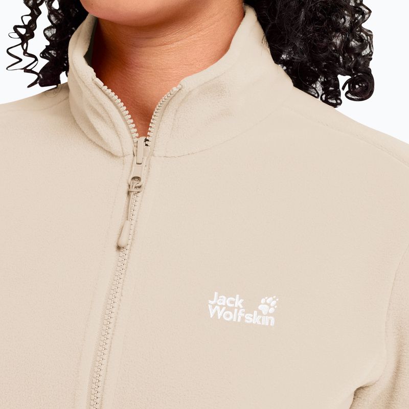 Dámská fleecová mikina Jack Wolfskin Taunus 100 Full Zip oyster 4