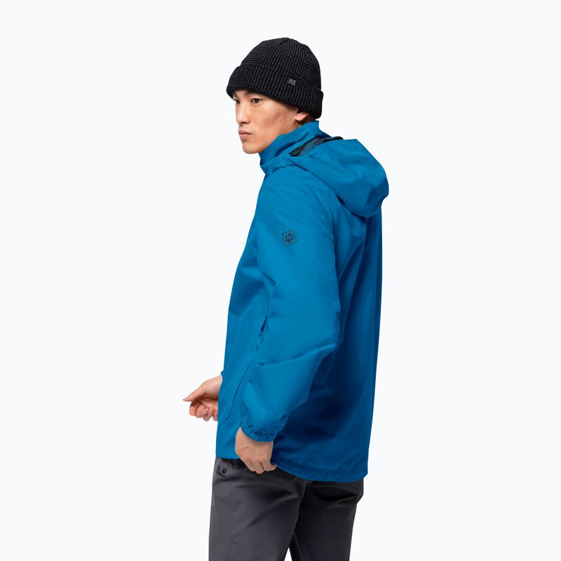 Pánská nepromokavá bunda Jack Wolfskin Stormy Point modrá 1111141_1361 2