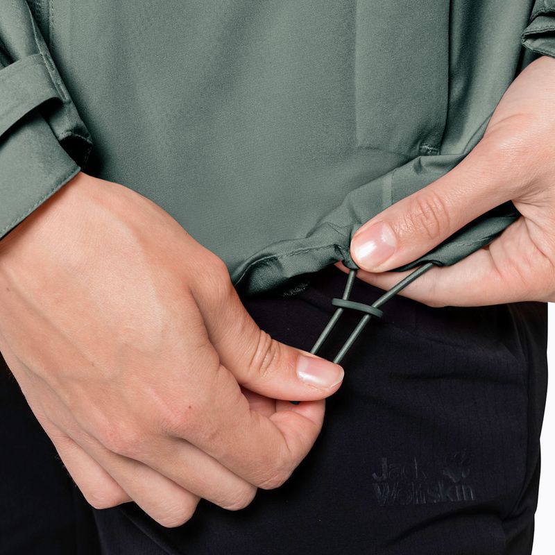 Dámská hardshell bunda Jack Wolfskin Pack & Go Shell zelená 1111514_4311 3