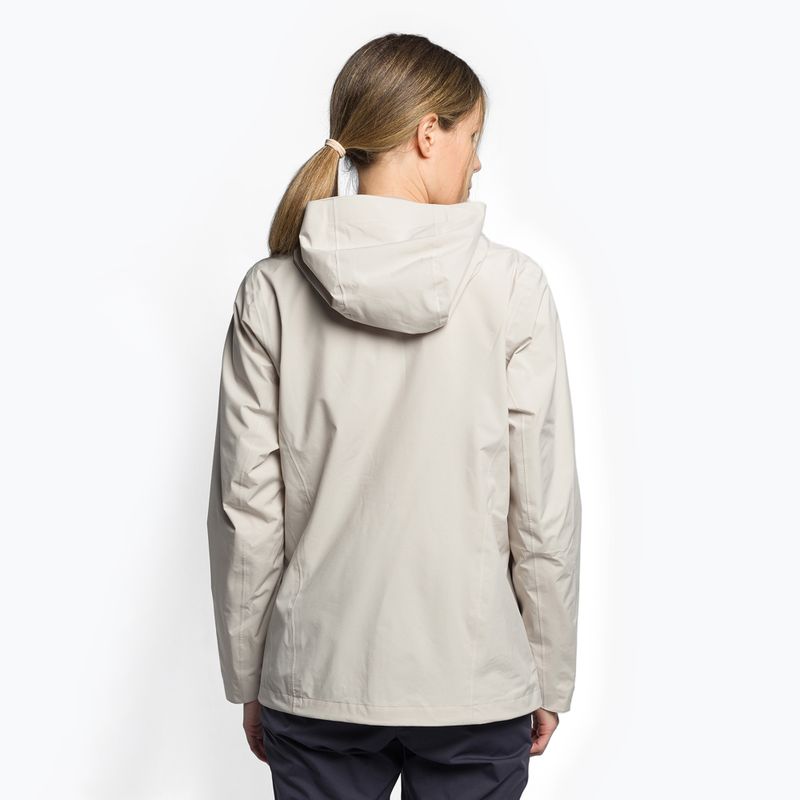 Dámská hardshell bunda Jack Wolfskin Pack & Go Shell šedá 1111514_6260 4