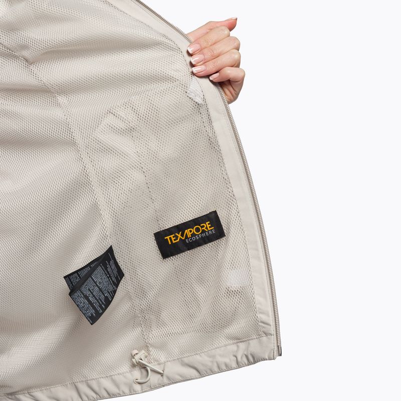 Dámská hardshell bunda Jack Wolfskin Pack & Go Shell šedá 1111514_6260 9