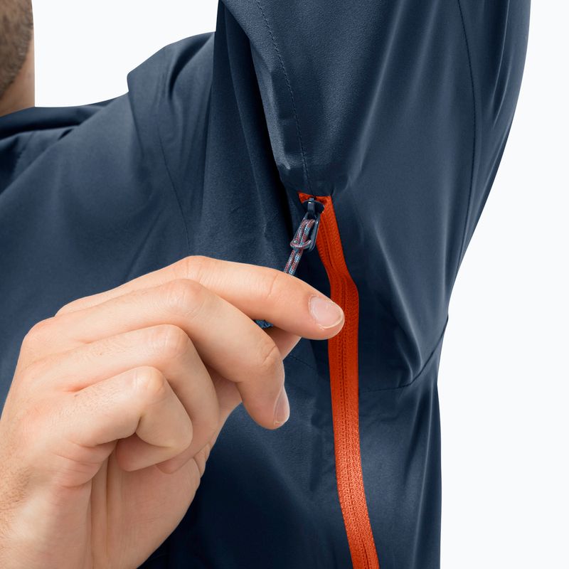 Pánská nepromokavá bunda Jack Wolfskin Highest Peak 2.5L tmavě modrá 1114961_1383 3
