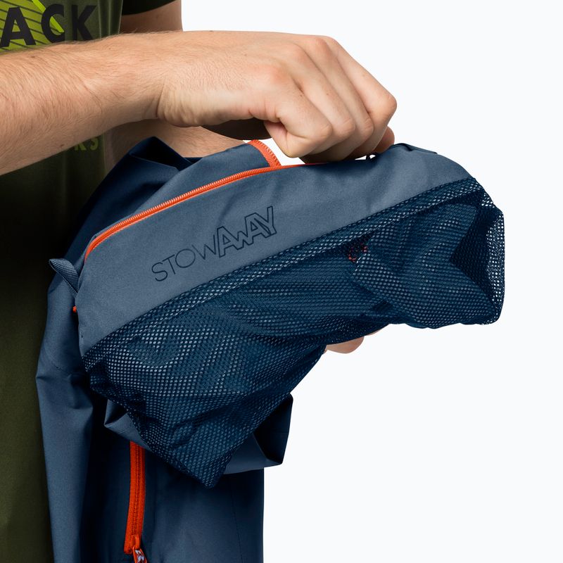 Pánská nepromokavá bunda Jack Wolfskin Highest Peak 2.5L tmavě modrá 1114961_1383 6