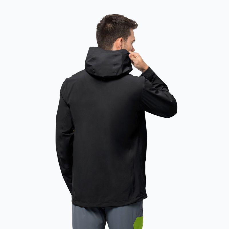 Pánská hardshell bunda Jack Wolfskin Highest Peak 2.5L černá 1114961_6000 2