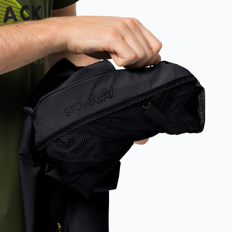 Pánská hardshell bunda Jack Wolfskin Highest Peak 2.5L černá 1114961_6000 5
