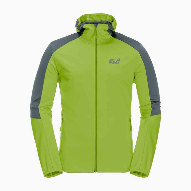 Pánská softshellová bunda Jack Wolfskin Go Hike zelená 1306921_4073 4