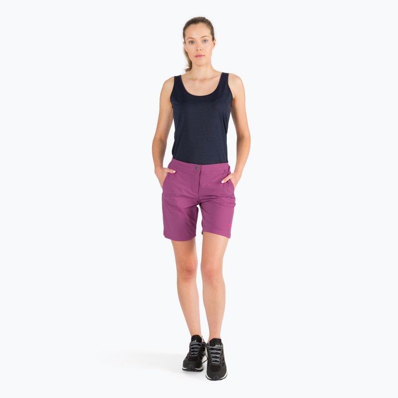 Dámské trekové šortky Jack Wolfskin Hilltop Trail fialové 1505461_2094 8