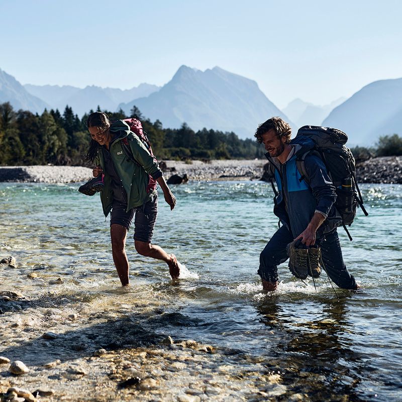 Pánské softshellové kalhoty Jack Wolfskin Peak tmavě modré 1507491_1010 7