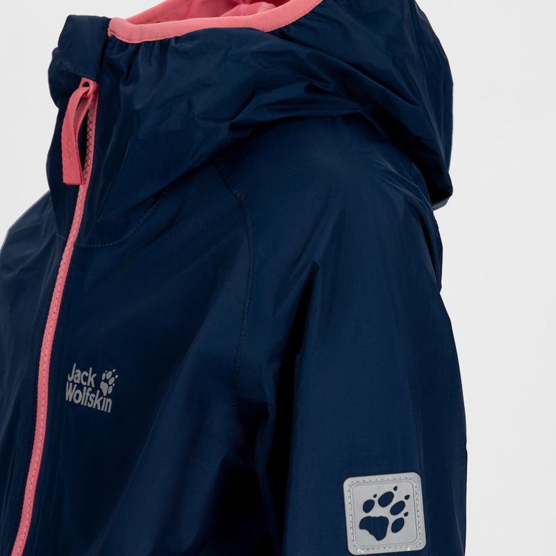 Dětská nepromokavá bunda Jack Wolfskin Rainy Days tmavě modrá 1604815_1024 4