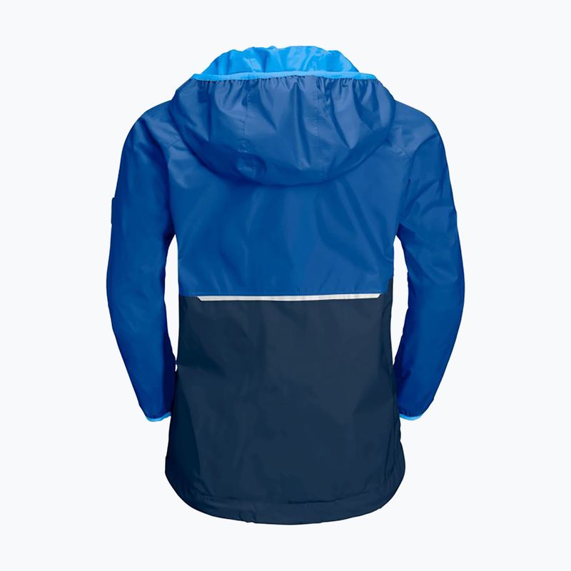 Dětská nepromokavá bunda Jack Wolfskin Rainy Days modrá 1604815_1201 8